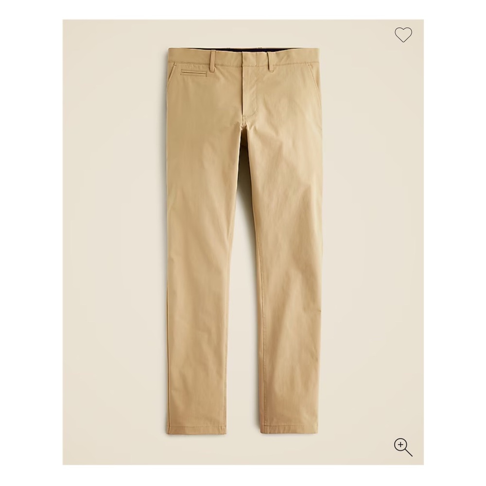 J. Crew 484 Slim fit tech pant